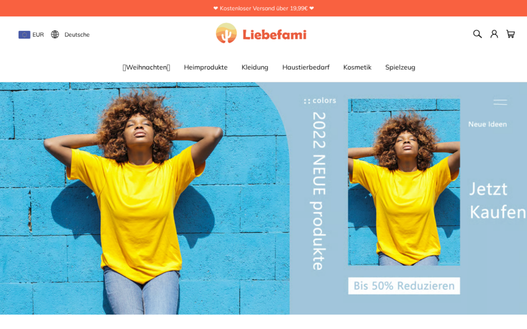 Liebefami.de EXPOSED - Fake Store or Legit? What We Found 1 Liebefami.de scam