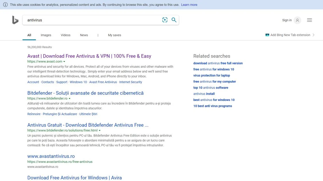 Remove Bing Search from Mac (Virus Removal Guide) 1 Image: Chrome browser is redirected to Bing Search