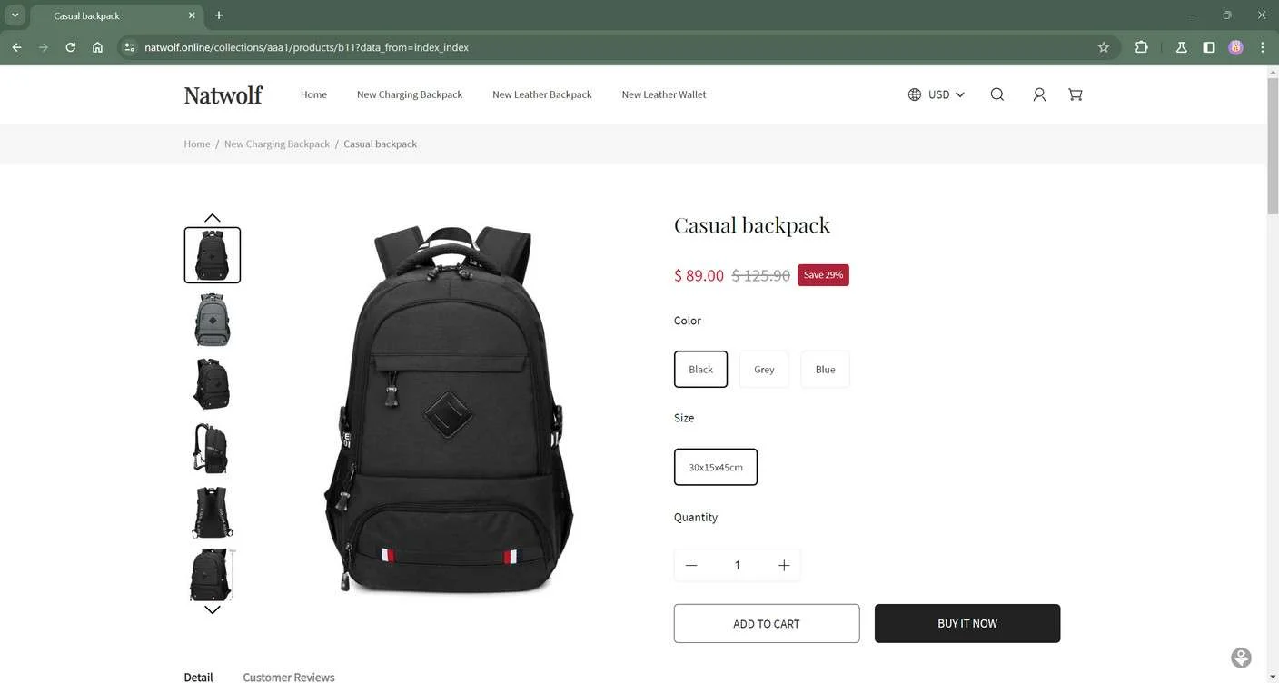 Never Ever Trust Natwolf.online - Confirmed Scam Store 1 natwolf.online scam