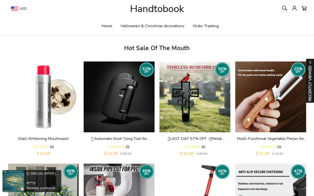 Handtobook.com scam