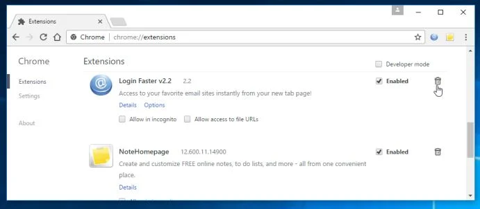 Remove the Easy Television Access Now extension from Chrome Easy Television Access Now Removal