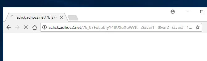 aclick.adhoc2.net redirect virus