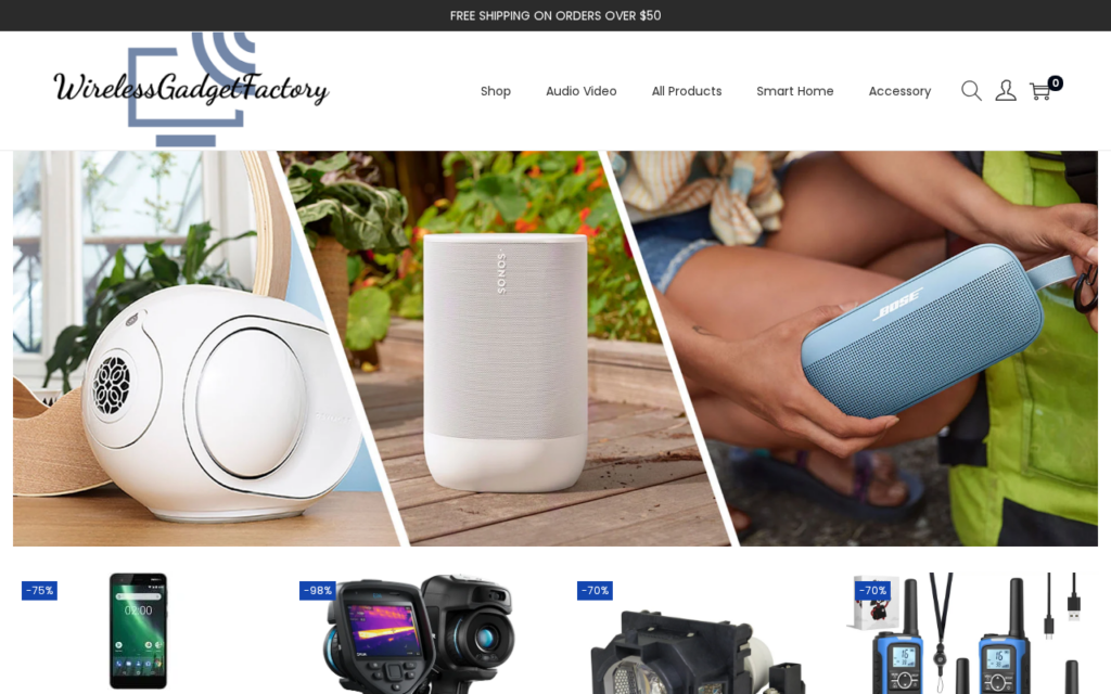 Wirelessgadgetfactory.com EXPOSED - Safe Store or Scam? Our Findings 1 Wirelessgadgetfactory.com scam