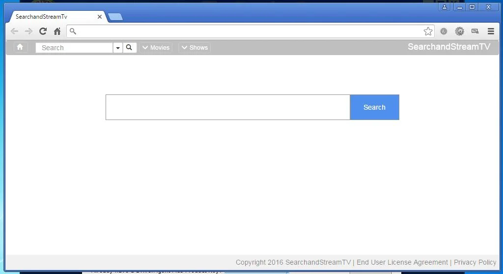 SearchandStreamTV new tab SearchandStreamTV redirect