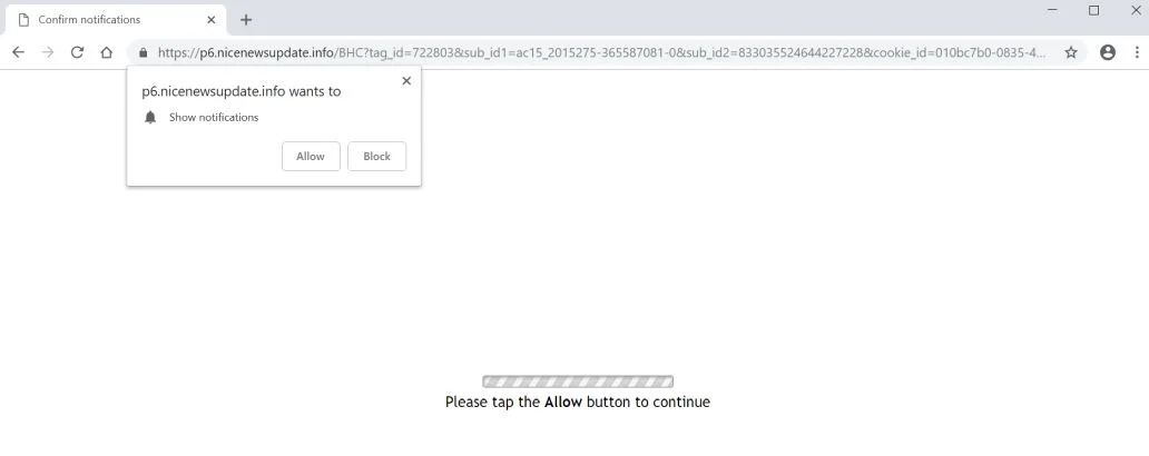 nicenewsupdate.info redirect virus