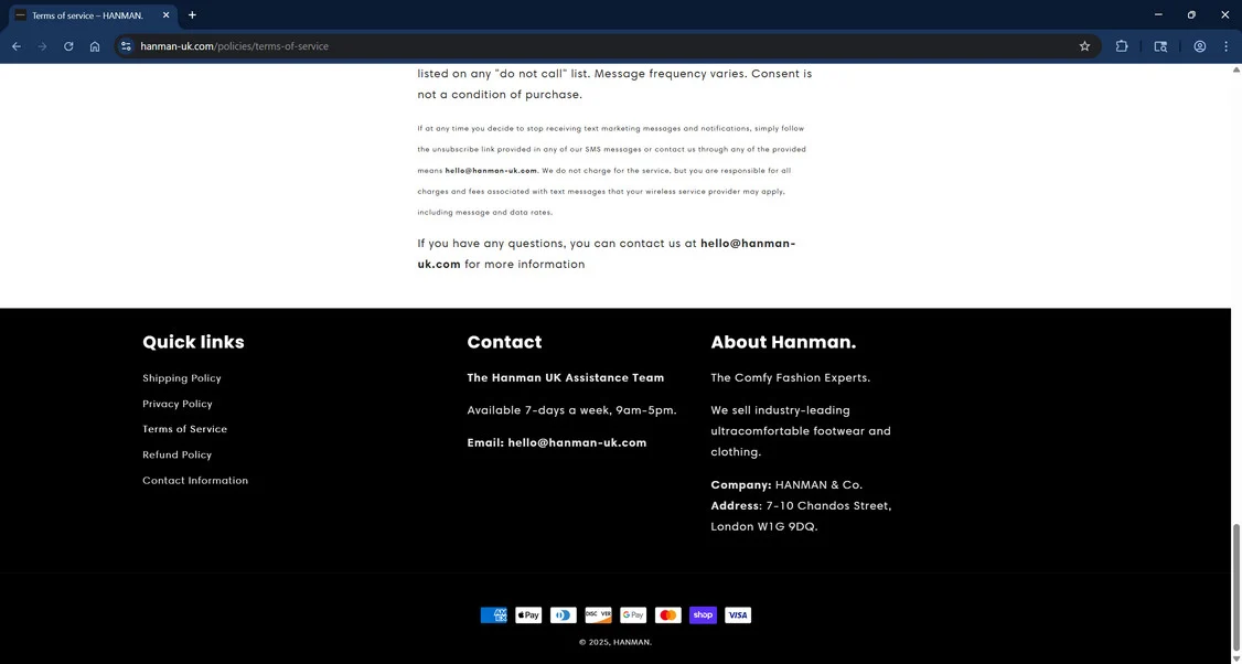 Hanman-Uk.com Scam Store: What You Need To Know 1 Hanman-Uk.com scam