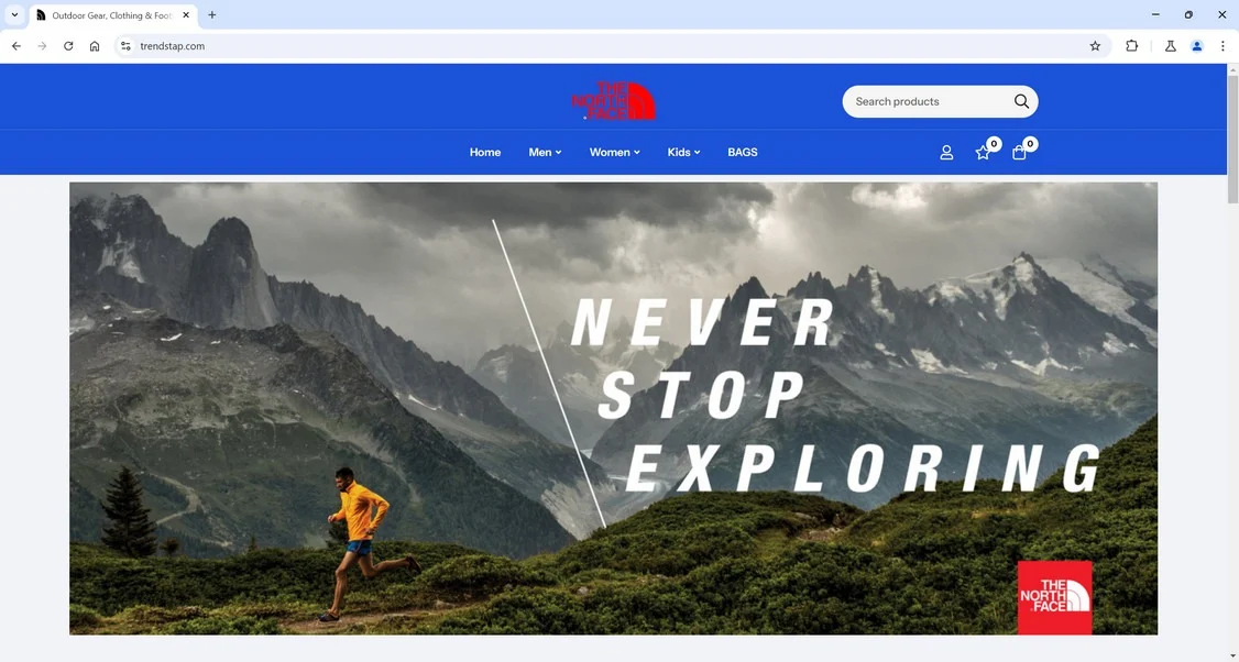 Trendstap.com Scam Store: A Fake The North Face Website 1 Trendstap.com scam