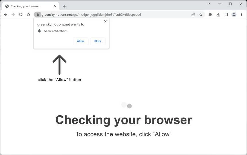 Remove Greenskymotions.net Ads (Virus Removal Guide) 1 Image: Greenskymotions.net Ads