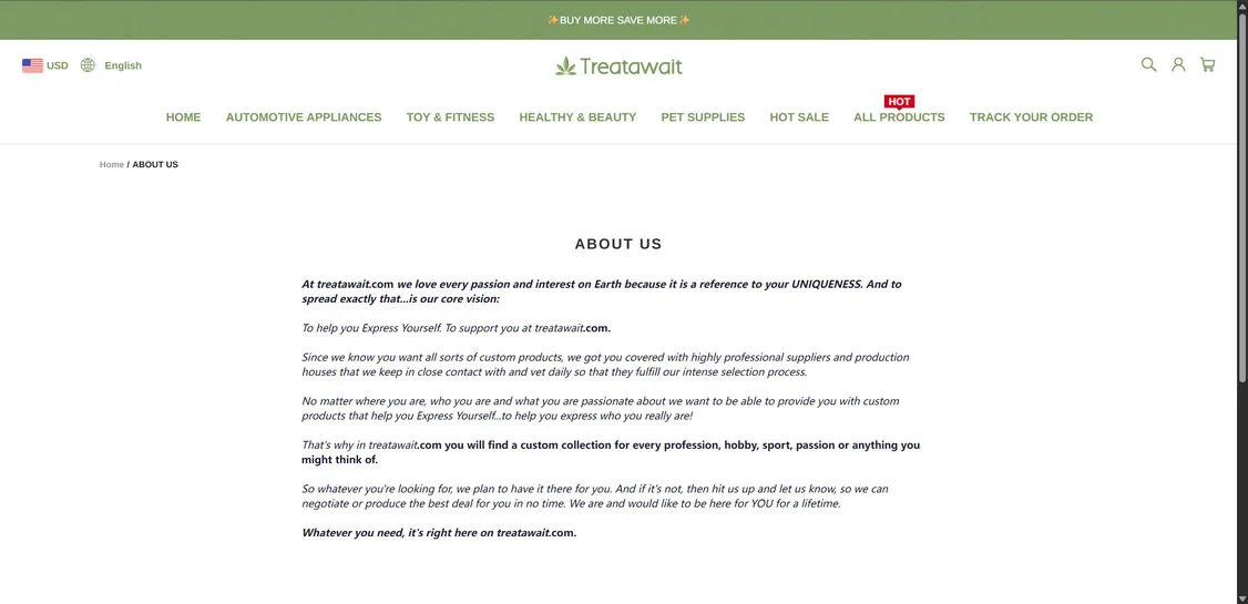 Treatawait.com Scam Store: What You Need To Know 1 Treatawait.com scam