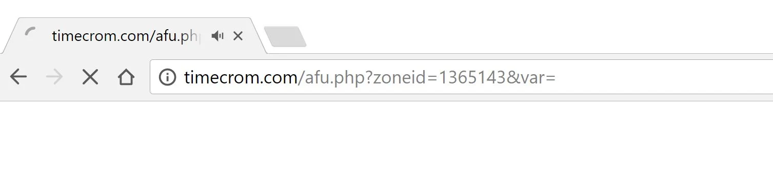 Timecrom.com redirect virus