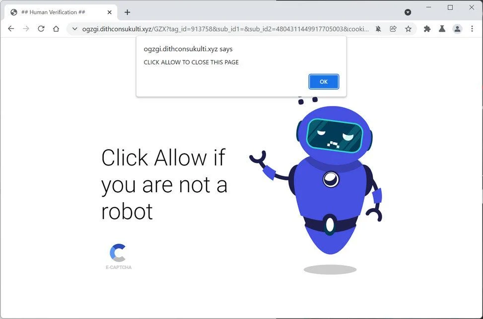 Remove Dithconsukulti.xyz pop-up ads (Virus Removal Guide) 1 Image: Chrome browser is redirected to Dithconsukulti.xyz
