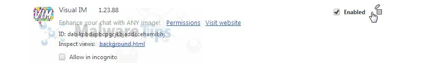 [Image: Visual IM Chrome extension]