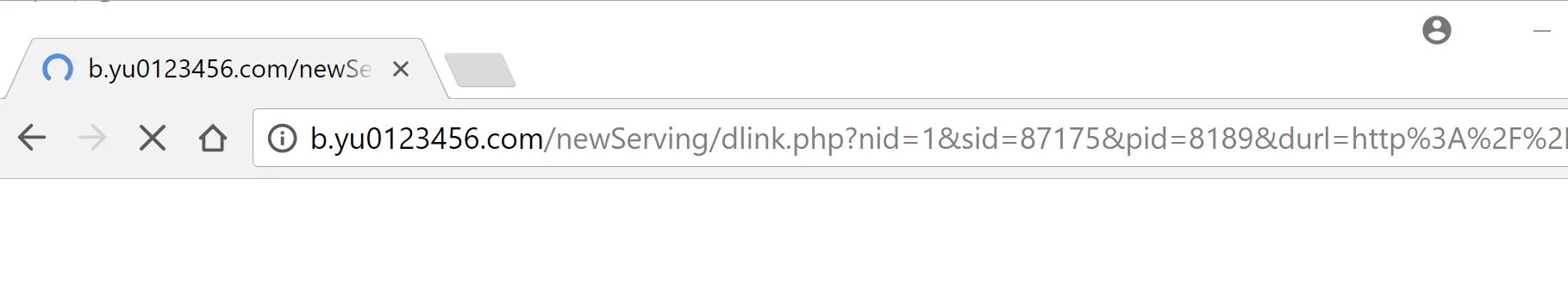 B.yu0123456.com redirect virus