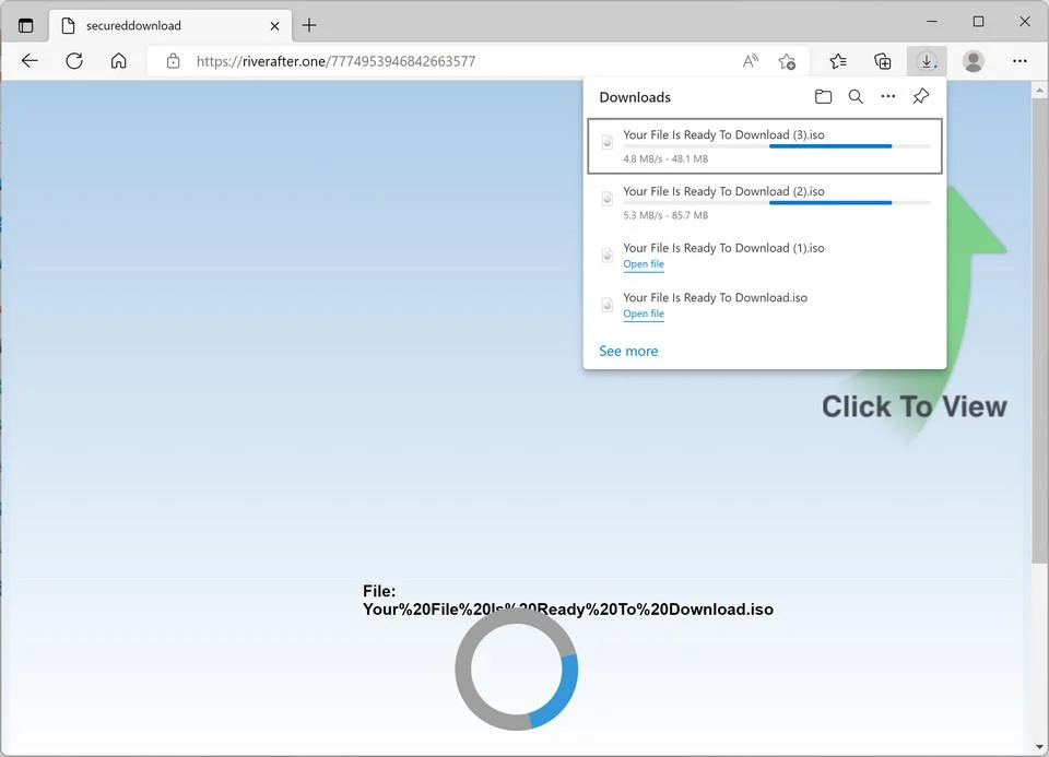 Remove Riverafter.one Ads (Virus Removal Guide) 1 Image: Riverafter.one browser redirect
