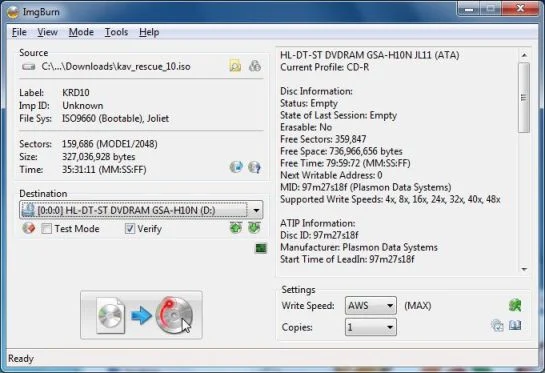 [Image: Bootable Kaspersky Rescue CD]