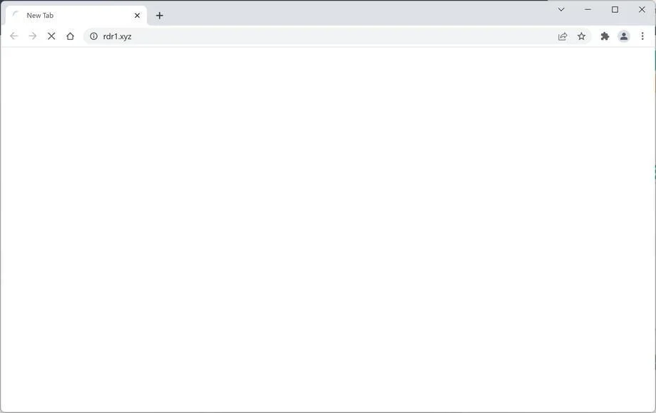 Image: Rdr1.xyz Chrome browser redirect