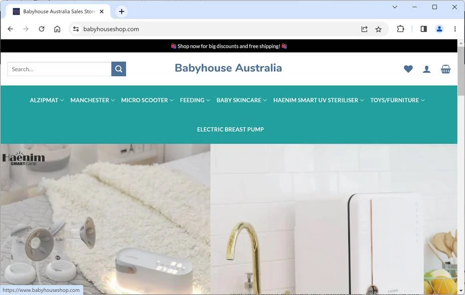 Babyhouseshop.com scam