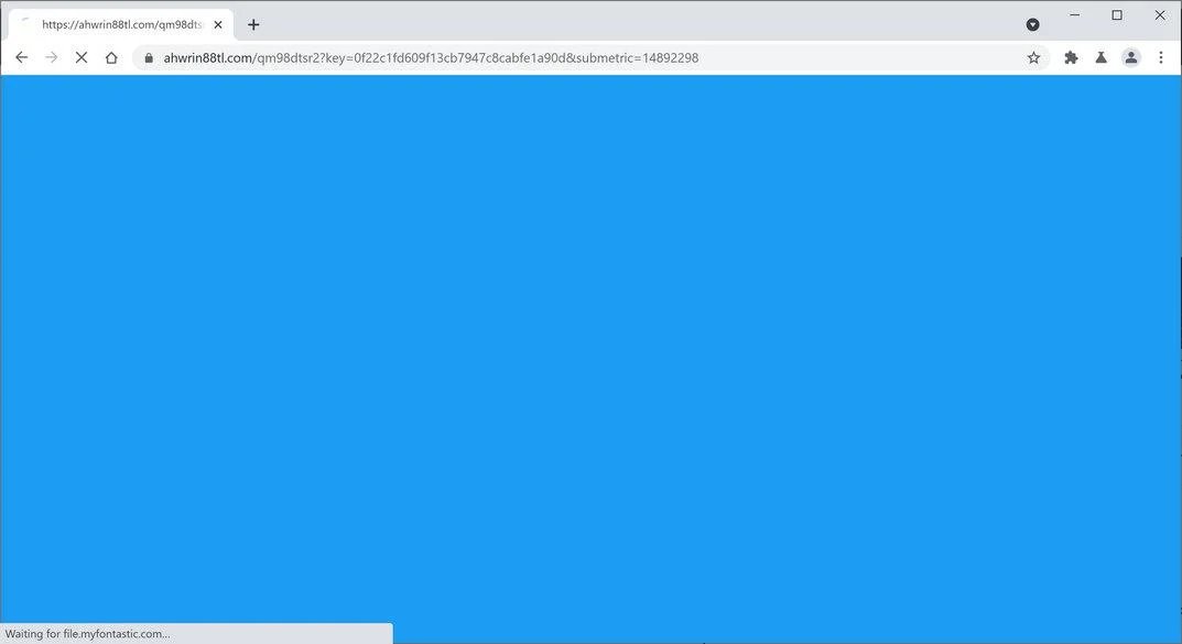 Remove Ahwrin88tl.com redirect (Virus Removal Guide) 1 Image: Chrome browser is redirected to Ahwrin88tl.com