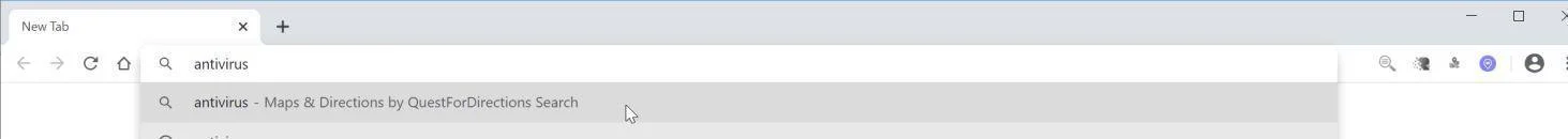 Remove Maps & Directions by QuestForDirections Search (Virus Removal Guide) 1 Image: Chrome browser is redirected to Maps & Directions by QuestForDirections Search