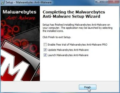 Malwarebytes Anti-Malware installation