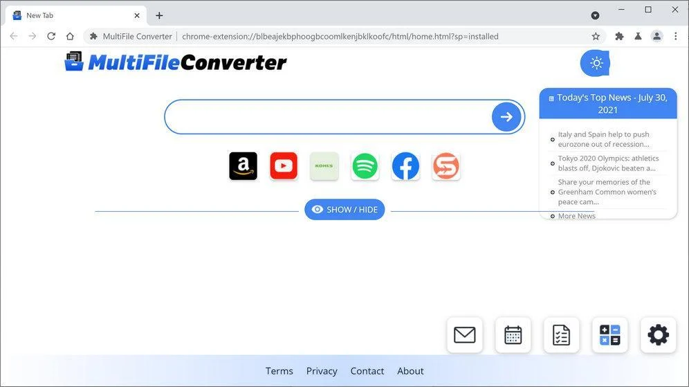 Remove MultiFile Converter redirect (Virus Removal Guide) 1 Image: Chrome browser is redirected to MultiFile Converter