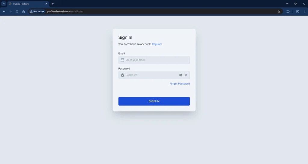 Profitrader web.com scam