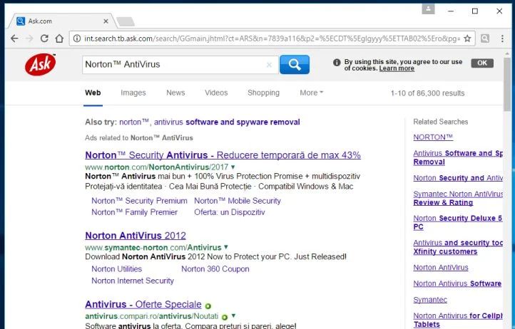 Search Extension by Ask Virus