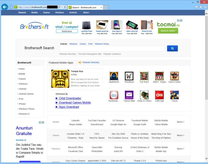 iSearch.brothersoft.com redirect iSearch.brothersoft.com virus