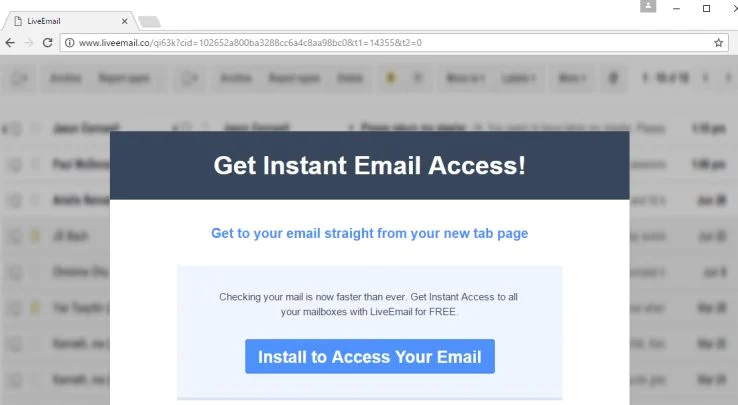 liveemail.co virus