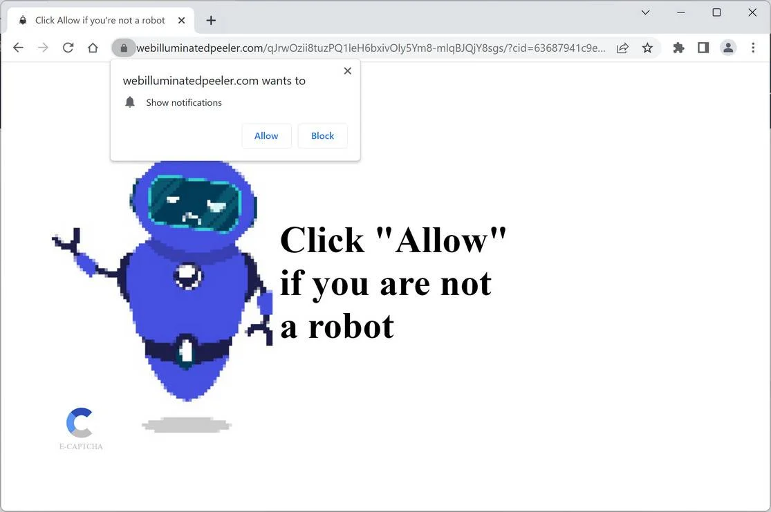 Webilluminatedpeeler.com ad