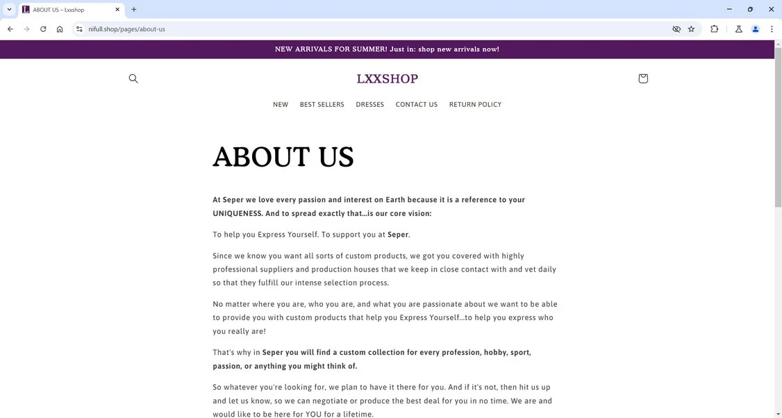 Nifull.shop Scam Store: What You Need To Know 1 Nifull.shop scam