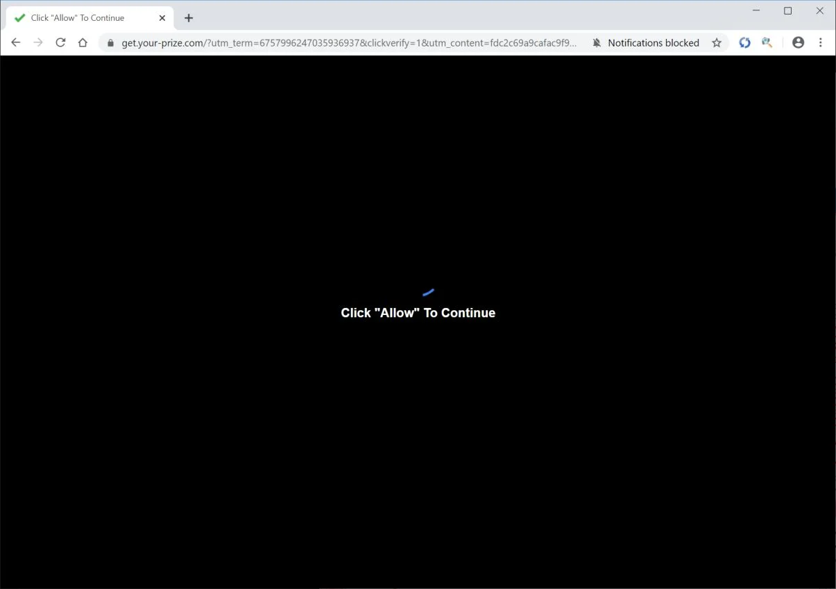 How to remove Get.your-prize.com pop-up ads (Virus Removal Guide) 1 Image: Chrome browser is redirected to Get.your-prize.com