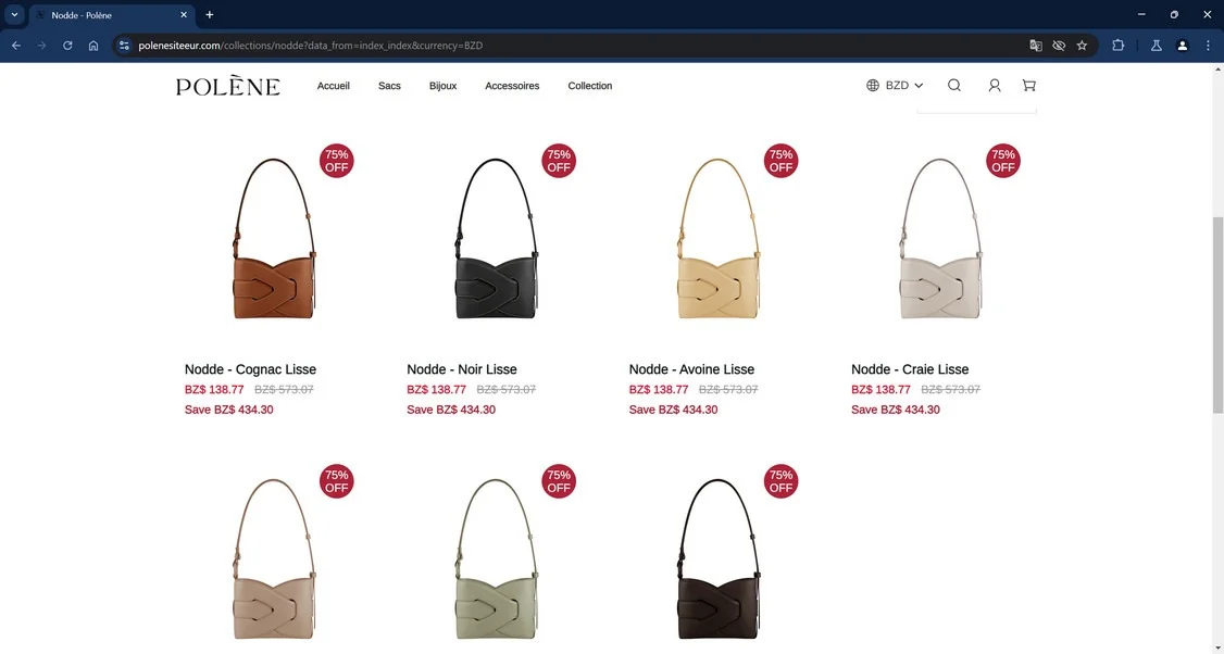 Polenesiteeur.com Scam Store - Do Not Purchase Anything 1 Polenesiteeur.com scam