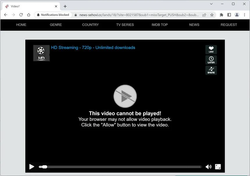 Remove News-sehovi.cc Pop-up Ads (Virus Removal Guide) 1 Image: News-sehovi.cc Ads