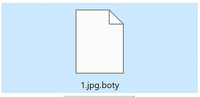 Image: BOTY Files Encrypted