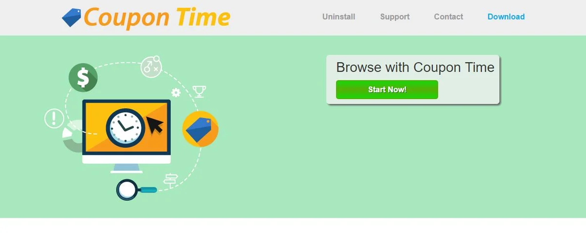 Coupon Time adware Coupon Time Ads