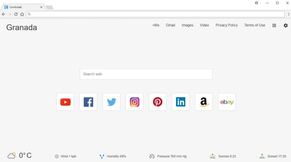 ComboTab New Tab redirect