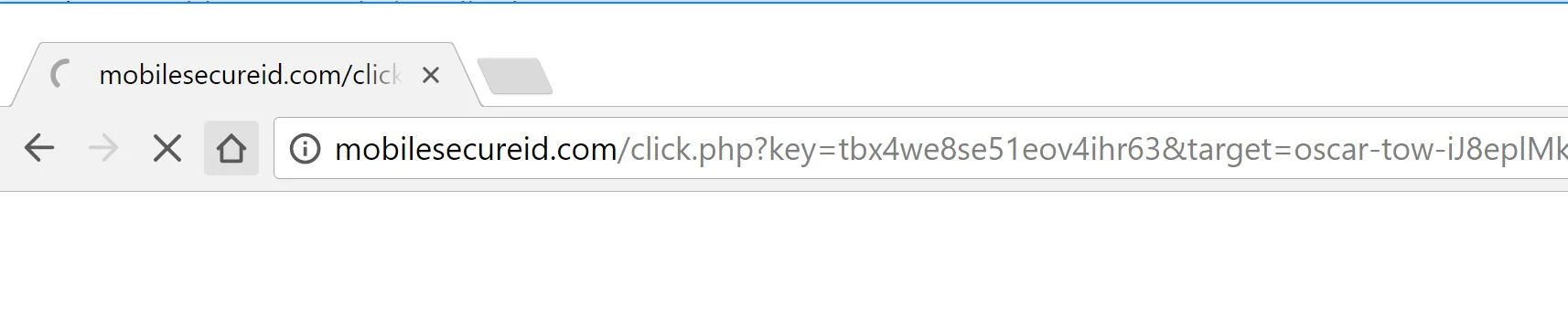 mobilesecureid.com redirect virus