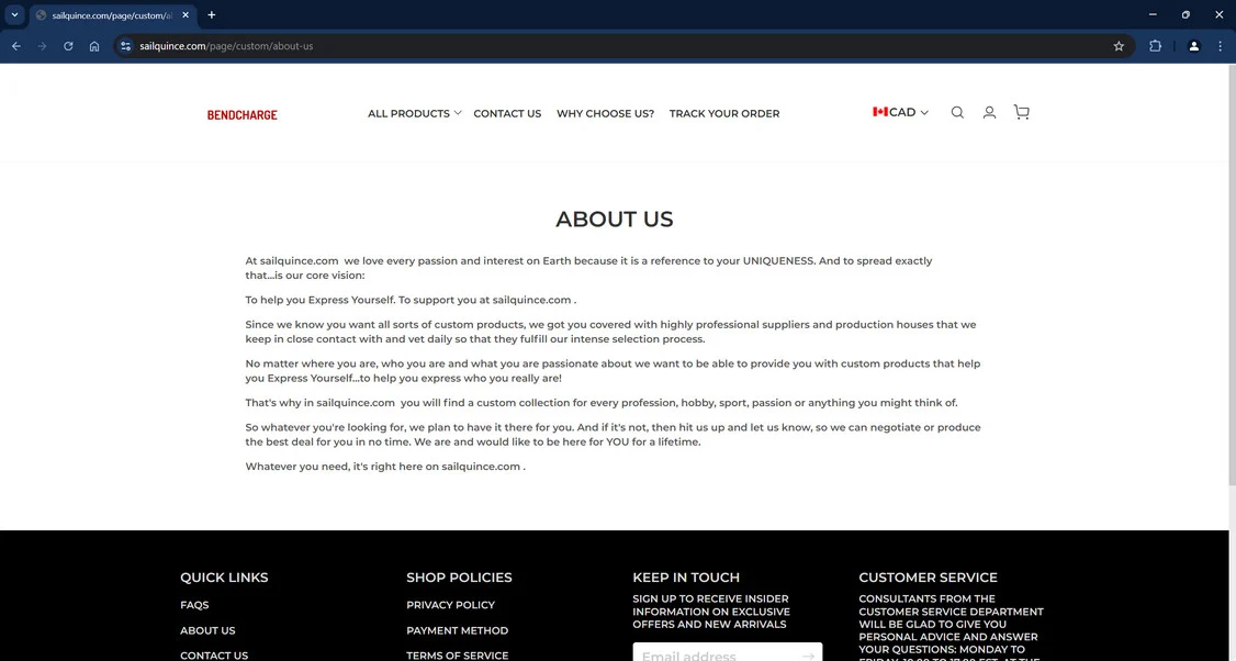 Sailquince.com Scam Store: What You Need To Know 1 Sailquince.com scam