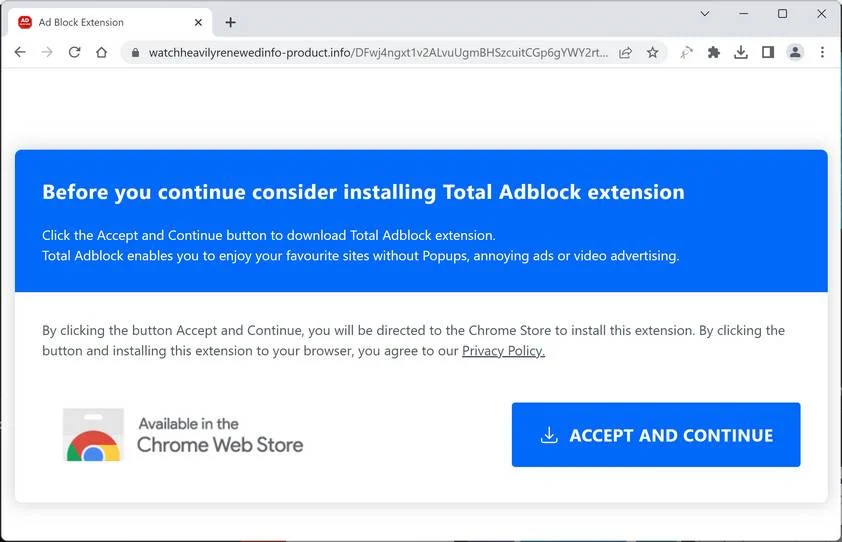 Watchheavilyrenewedinfo-product.info Virus Removal Guide 1 Image: Watchheavilyrenewedinfo-product.info ads
