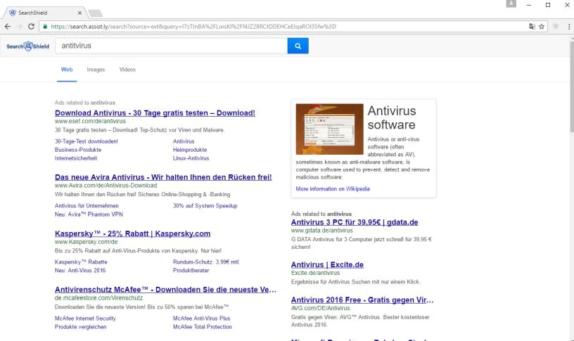SearchShield redirect SearchShield Virus