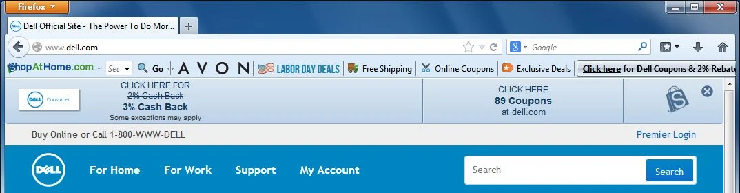 [Image: ShopAtHome.com virus]