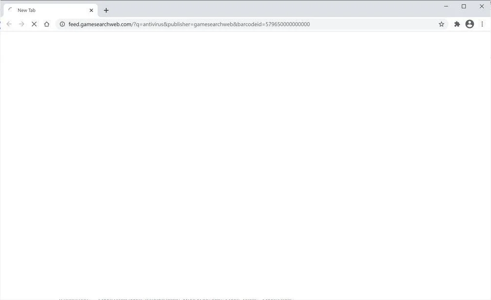Remove GameSearchWeb Search (Virus Removal Guide) 1 Image: Chrome browser is redirected to GameSearchWeb Search