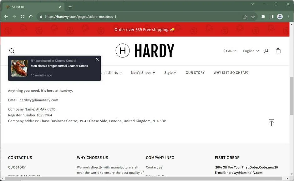 hardwy.com scam