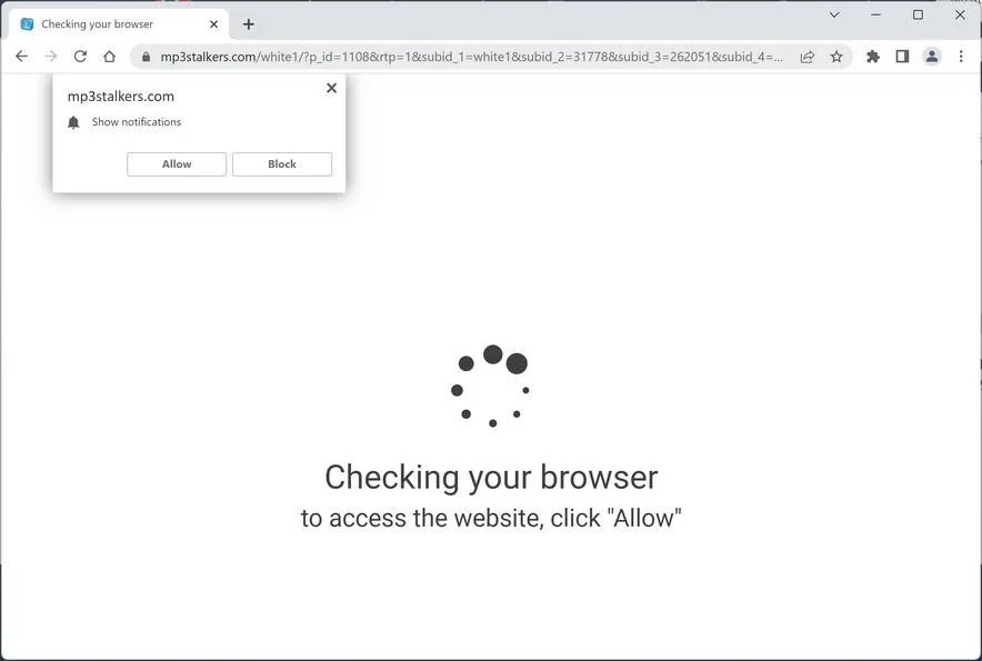 Image: Mp3stalkers.com Ads
