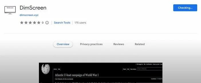 How to remove DimScreen adware (Virus Removal Guide) 1 Image: DimScreen Chrome extension