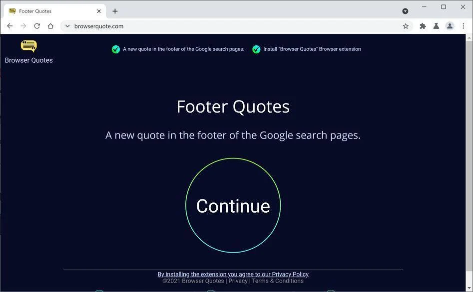 Remove Browserquote.com redirect (Virus Removal Guide) 1 Image: Chrome browser is redirected to initiateoverlyprogressivethefile.vip