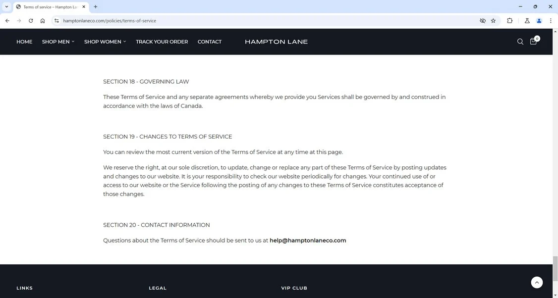 Hamptonlaneco.com Scam Store: What You Need To Know 1 Hamptonlaneco.com scam