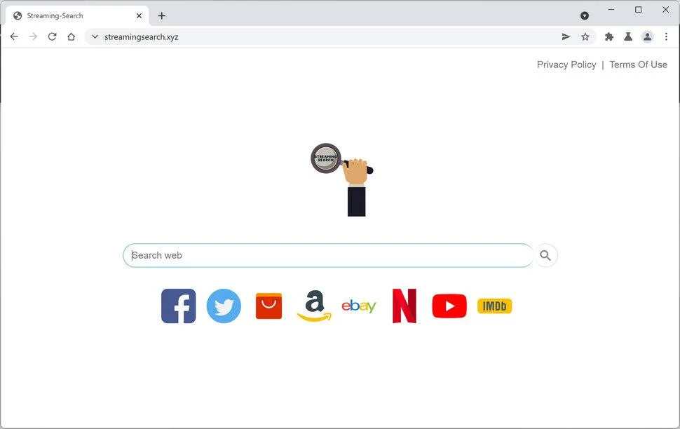 Remove StreamingSearch.xyz browser hijacker (Virus Removal Guide) 1 Image: Chrome browser is redirected through StreamingSearch.xyz