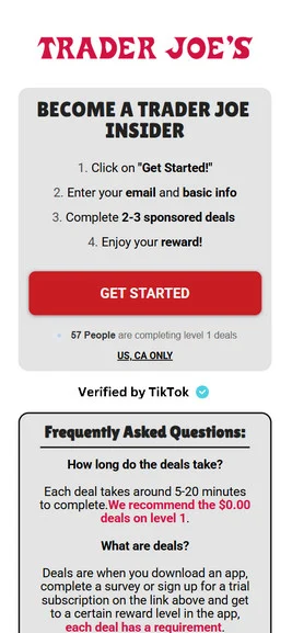 Beware of the FAKE Trader Joe’s $750 Gift Card Scam Websites 1 Traders 1